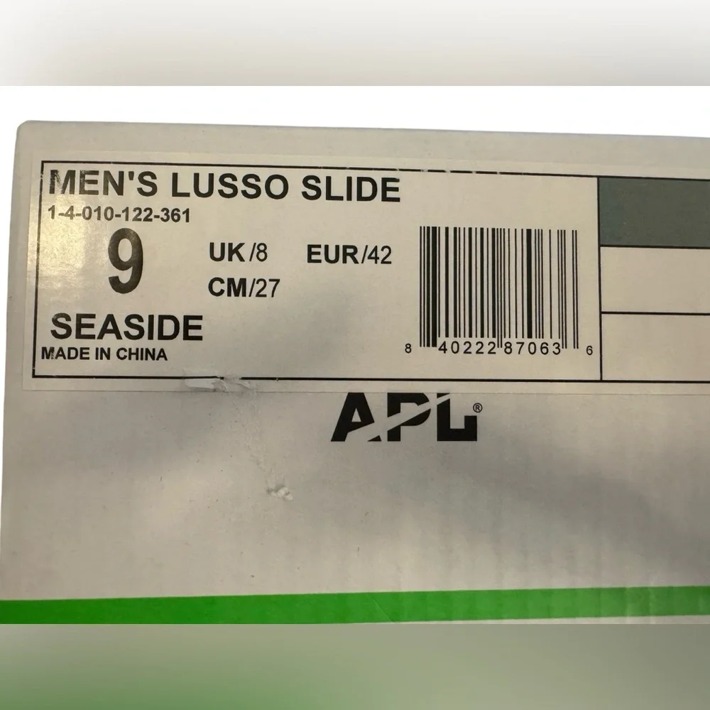 APL Lusso Slide in Seaside Quilted Top Men’s Size 9